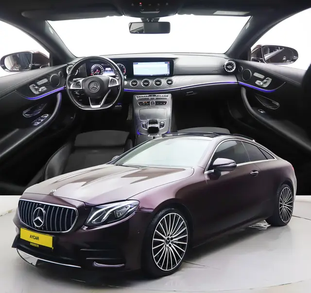 MERCEDES-BENZ E 300 COUPE AMG-CAM TAVAN-ISITMA-KEYLESS-ÖZEL KOMBİNASYON RENK