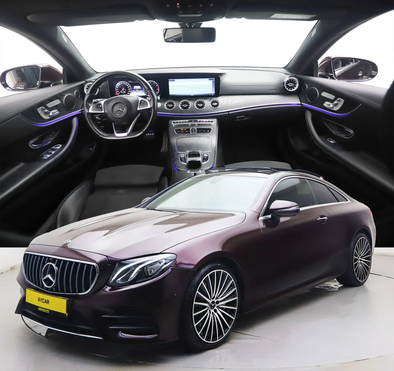 MERCEDES-BENZ E 300 COUPE AMG-CAM TAVAN-ISITMA-KEYLESS-ÖZEL KOMBİNASYON RENK